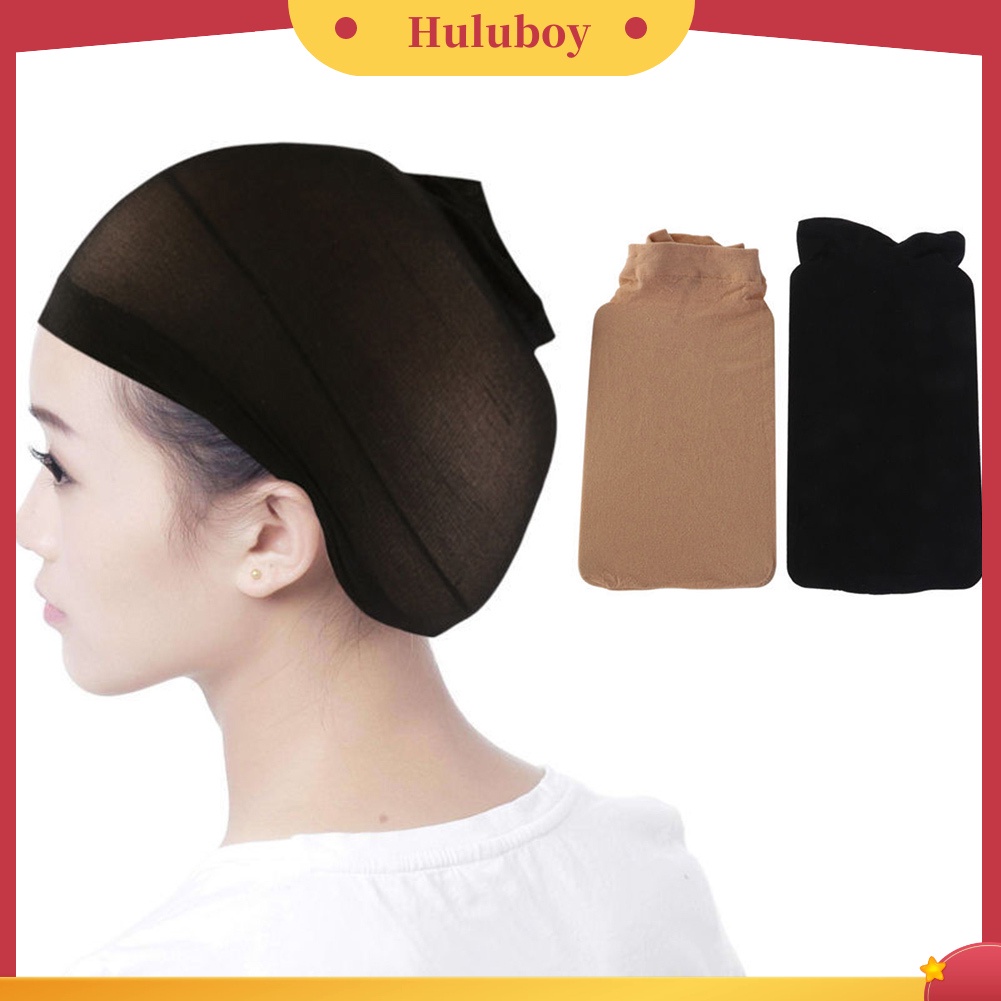 1 Pc Topi Stocking Wig Bahan Nilon Mesh Hollow Stretch Untuk Pria Dan Wanita