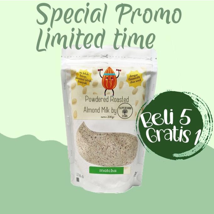 

Susu Almond Bubuk 200gr dengan Chia seed dan Flaxseed TERLARIS TERPERCAYA ORIGINAL