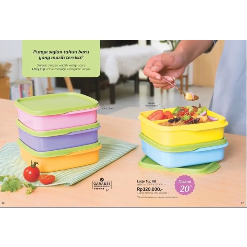 Tupperware lolly tup