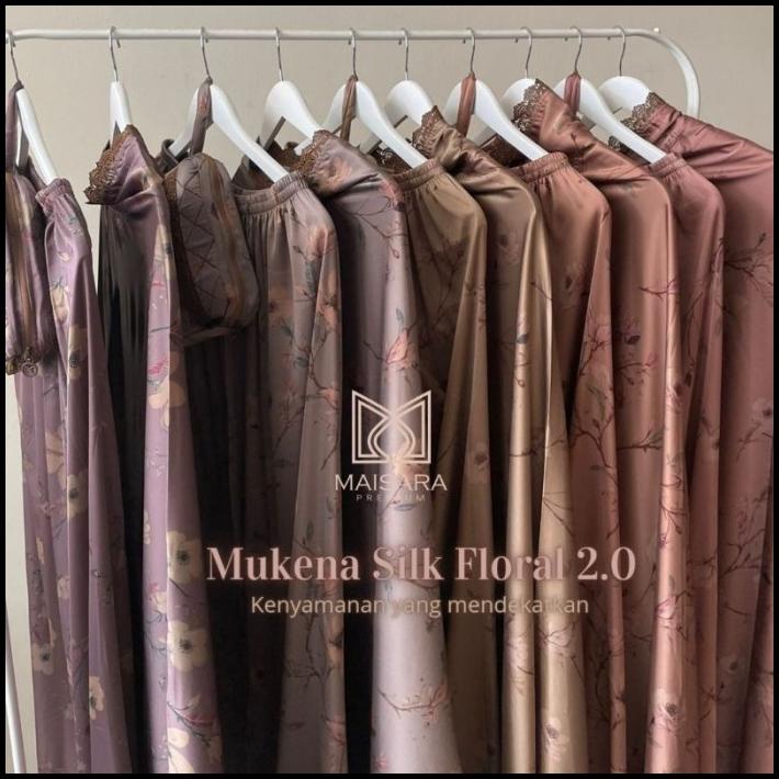 Promo Mukena Silk Floral Maisara Premium