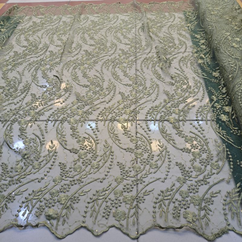 kain tile bordir sulam jepang