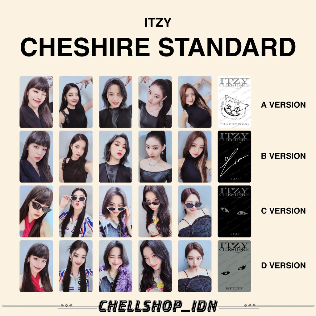 PHOTOCARD ITZY CHESHIRE STANDARD