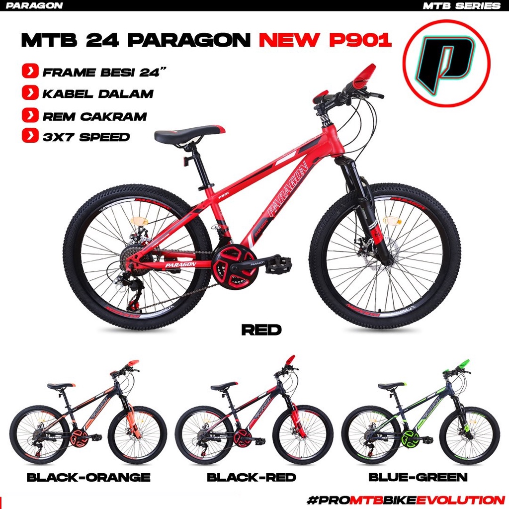 SEPEDA MTB 24" PARAGON P901 NEW