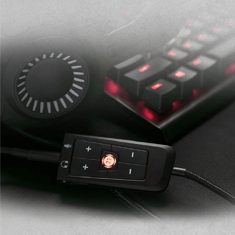 Zzz AMP DSP USB Sound Card 7.1 Surround Sound Cloud Virtual Untuk HyperX Cloud II