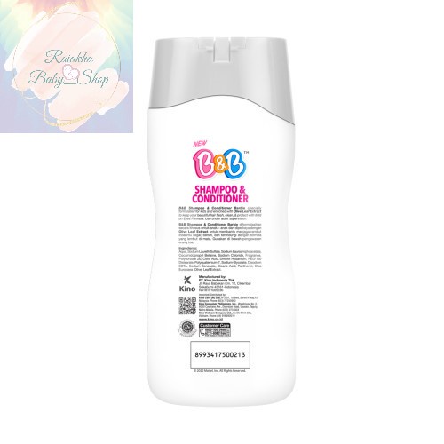 B&amp;B Shampoo Barbie Botol 200ml