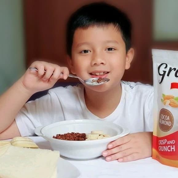 

Granola 1 Kg Honey Almond Sereal Sehat (Crispy!) Menu Sarapan