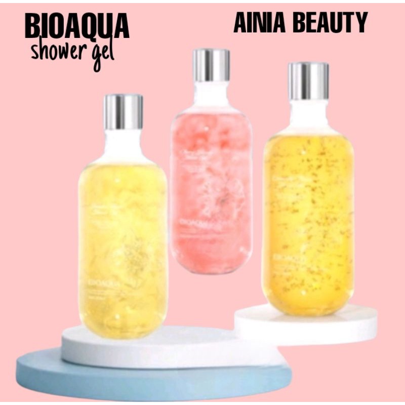 BIOAQUA SHOWER GEL JASMINE,OSMANTHUS, CHERRY BLOSSOM