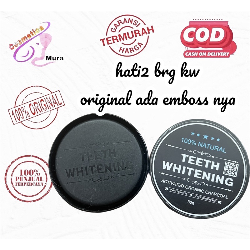 (i) TEETH WHITENING CHARCOAL - SERBUK PEMUTIH GIGI ARANG