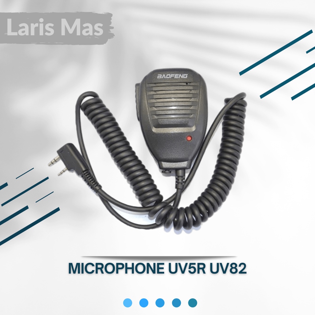 Handbrake HT Baofeng Speaker Microphone Handy Talky UV5R UV82 / Mic Radio Walkie Talkie Boafeng