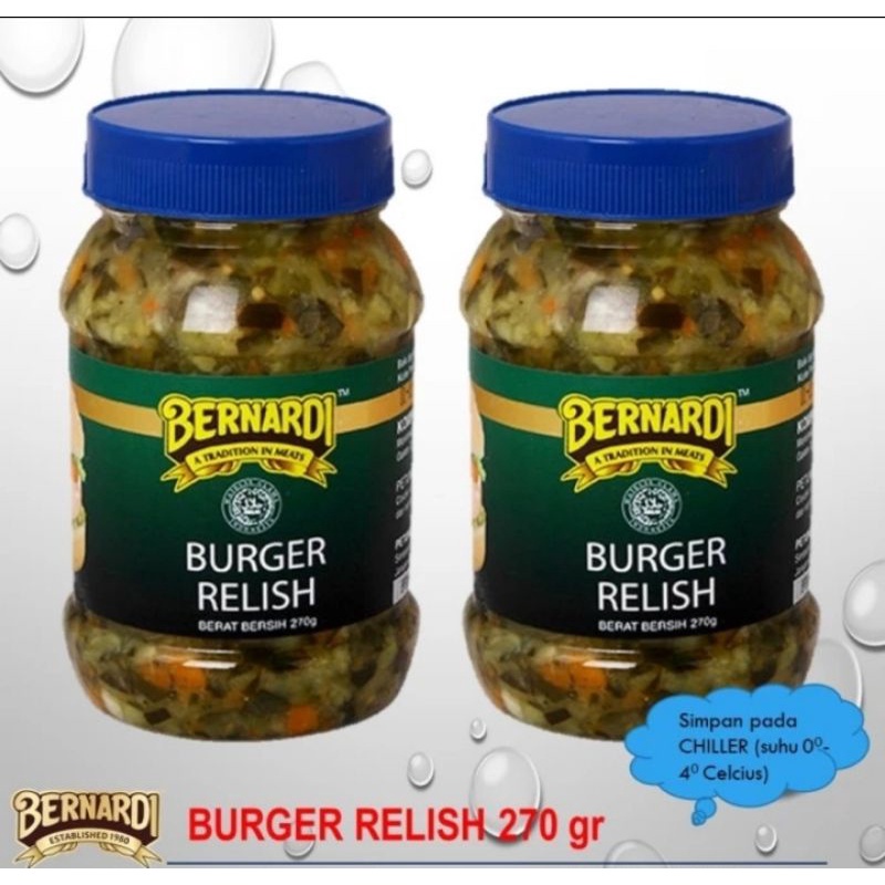 Bernardi Burger Relish 270 Gr