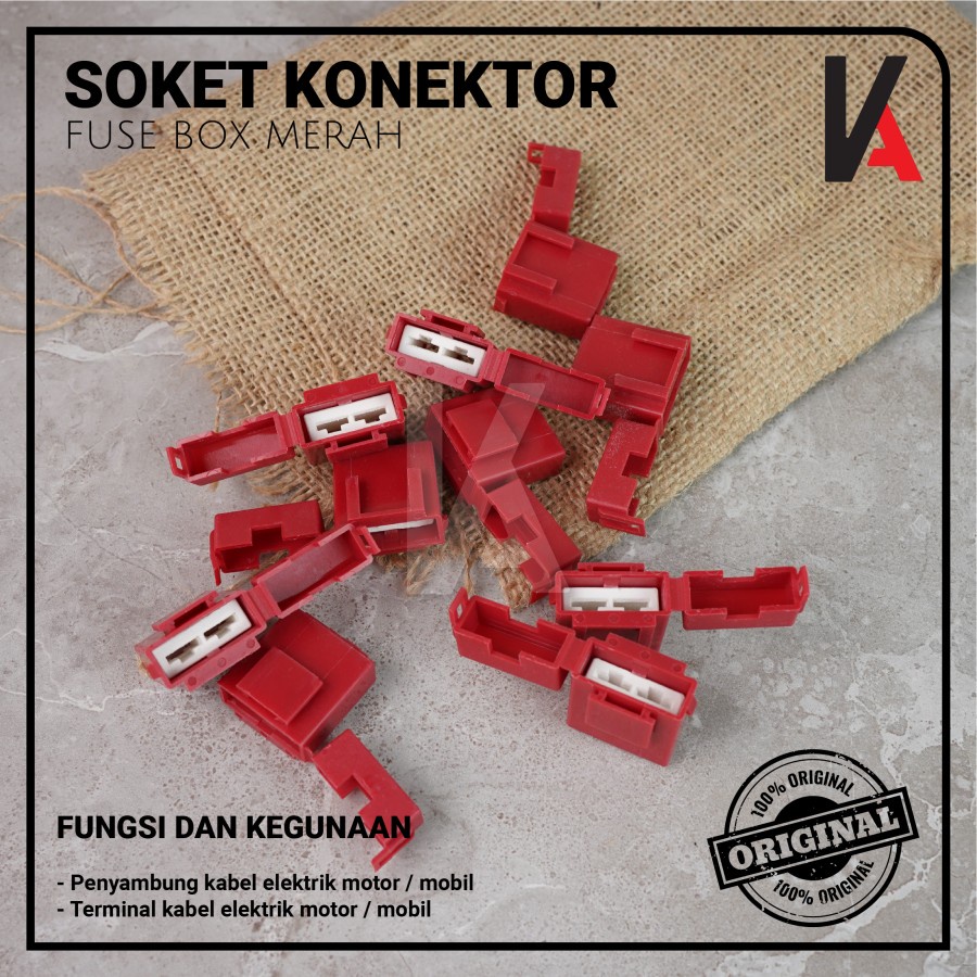 Rumah Sikring Keramik / Socket Sekring Fuse Ceramic / Soket Sikring (Kosongan)