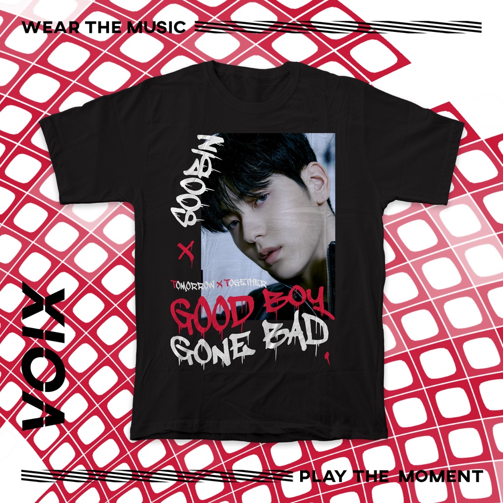 Kaos Kpop TXT "Good Boy Gone Bad" Tee - | Soobin | Yeonjun | Beomgyu | Taehyun | Heuning Kai |