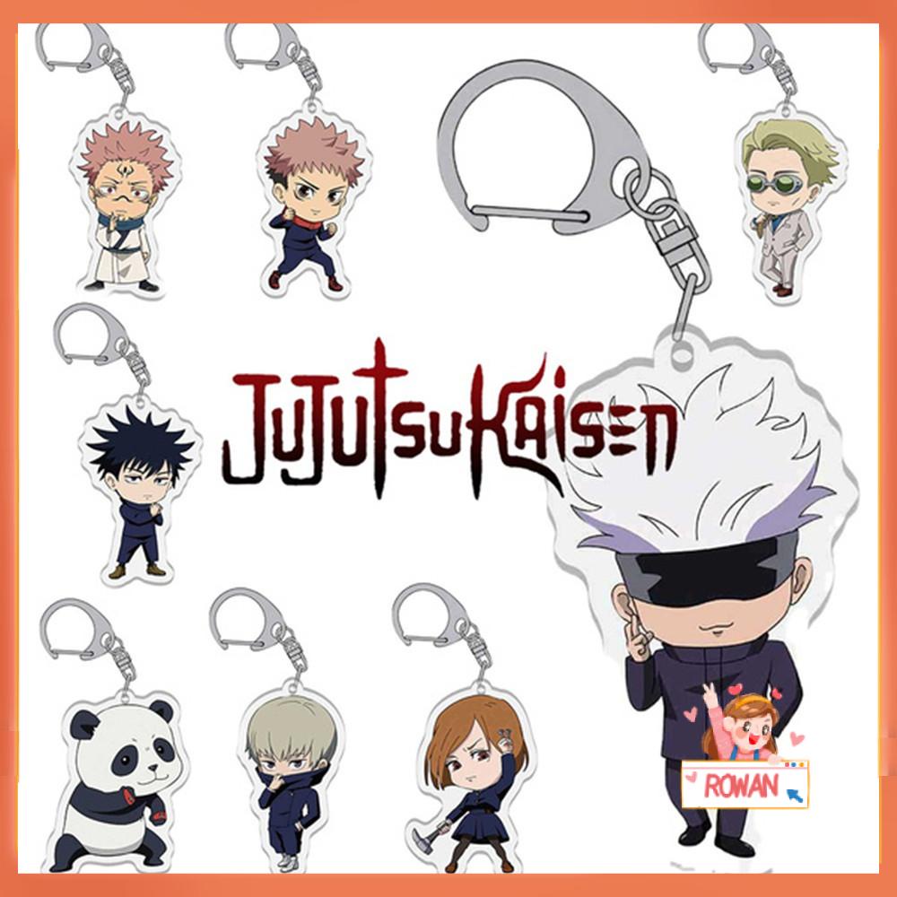 R-bunga Gantungan Kunci Kartun Janpanese Yuji Megumi Jujutsu Kaisen