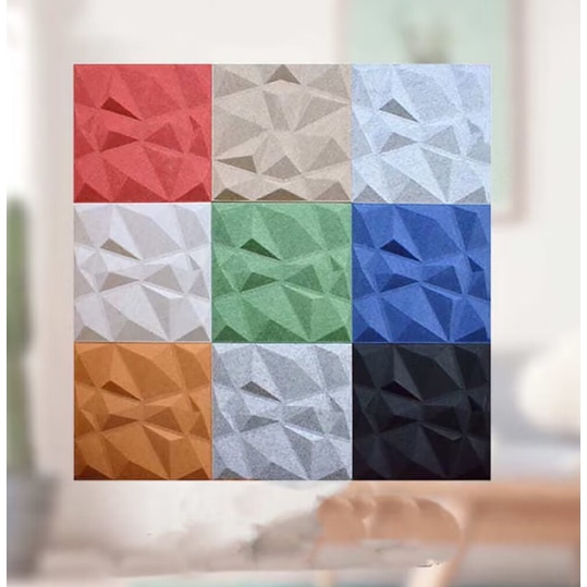 COD Beli 10 Gratis 1 Wallpaper Dinding 3D Timbul 70x70 6mm Hiasan Terbaru 2022 Foam Dimensi Timbul M