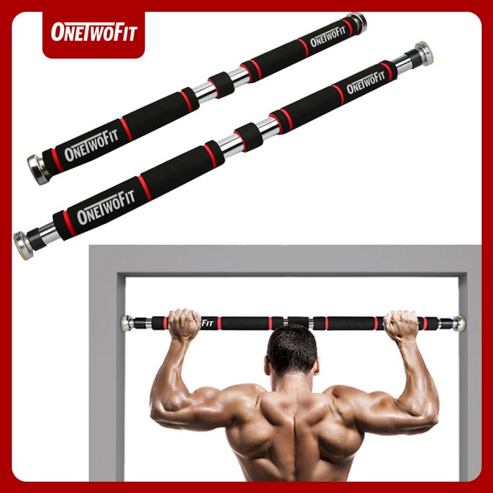 Pull Up Onetwofit Pull Up Bar Alat Olahraga Rumahan Fitness Gym