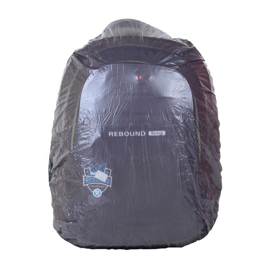 Ransel Rebound Bag Sport Hitam Tas Gendong Laki-Laki Pria Dewasa SMP SMA Simple Keren Berkualitas