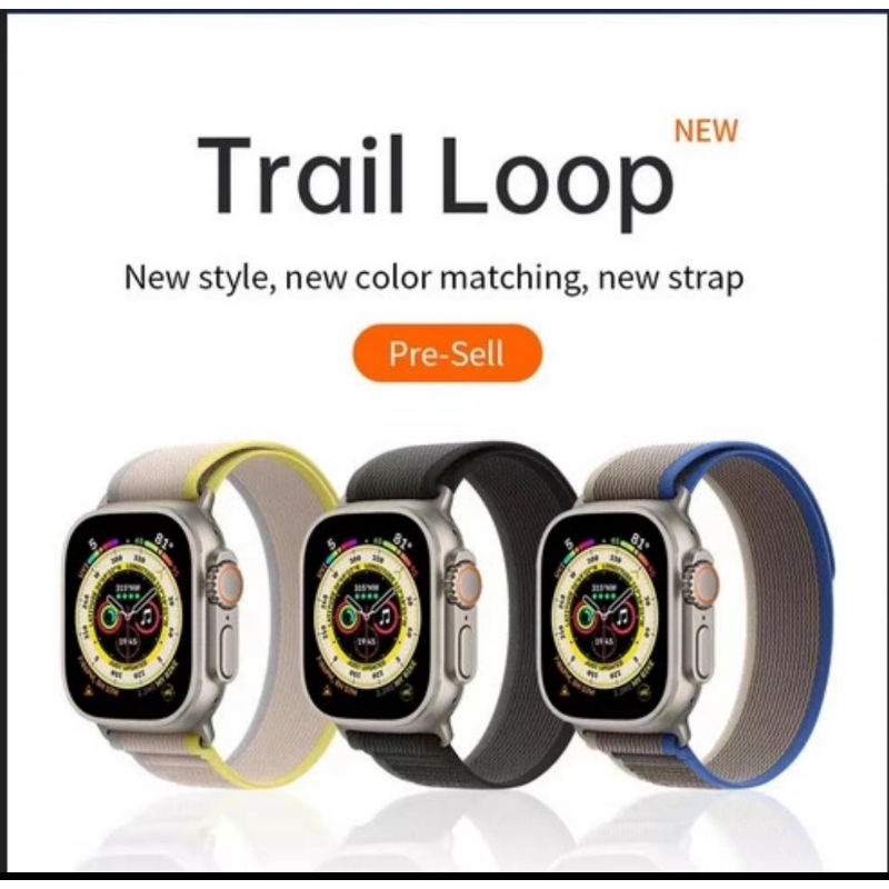 Strap Apple Watch 8 42/44/45/49mm iwatch Band Original Wiwu Elastic Nylon Loop