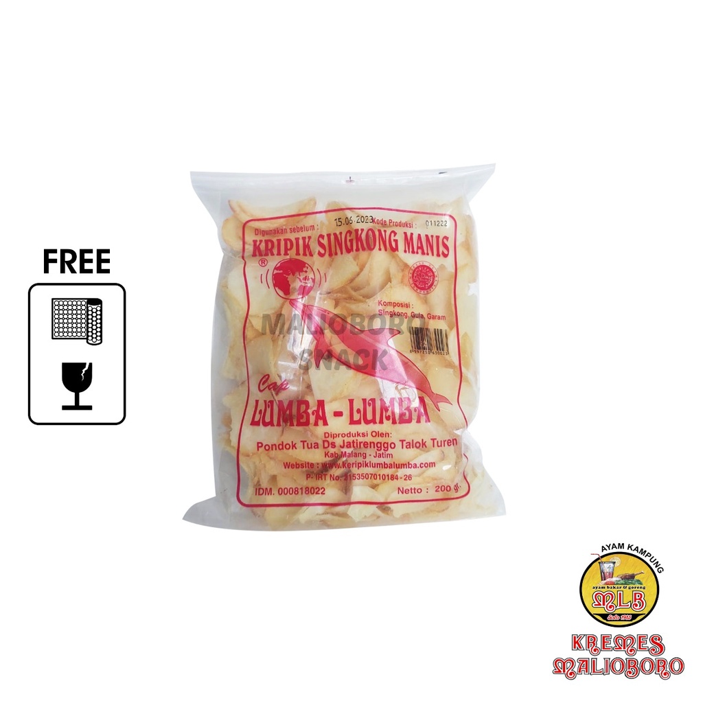 

Keripik Singkong Manis Cap Lumba Lumba 200gr