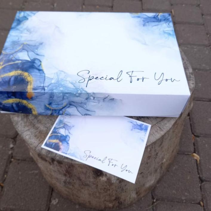 

PJX153 box special for you | box hadiah | box kado ulang tahun (biru)