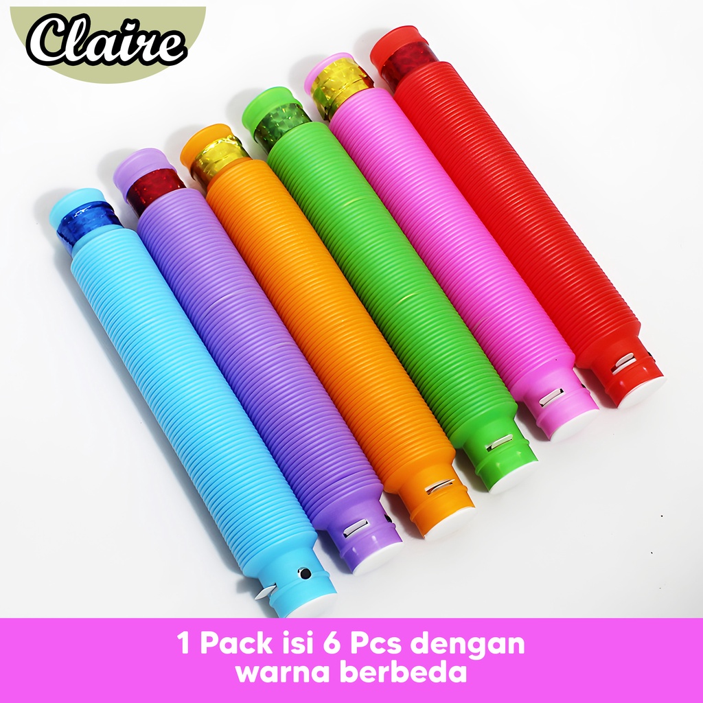 Pop Tubes Light Up LED Mainan Anak / Selang Lampu Mainan Anak