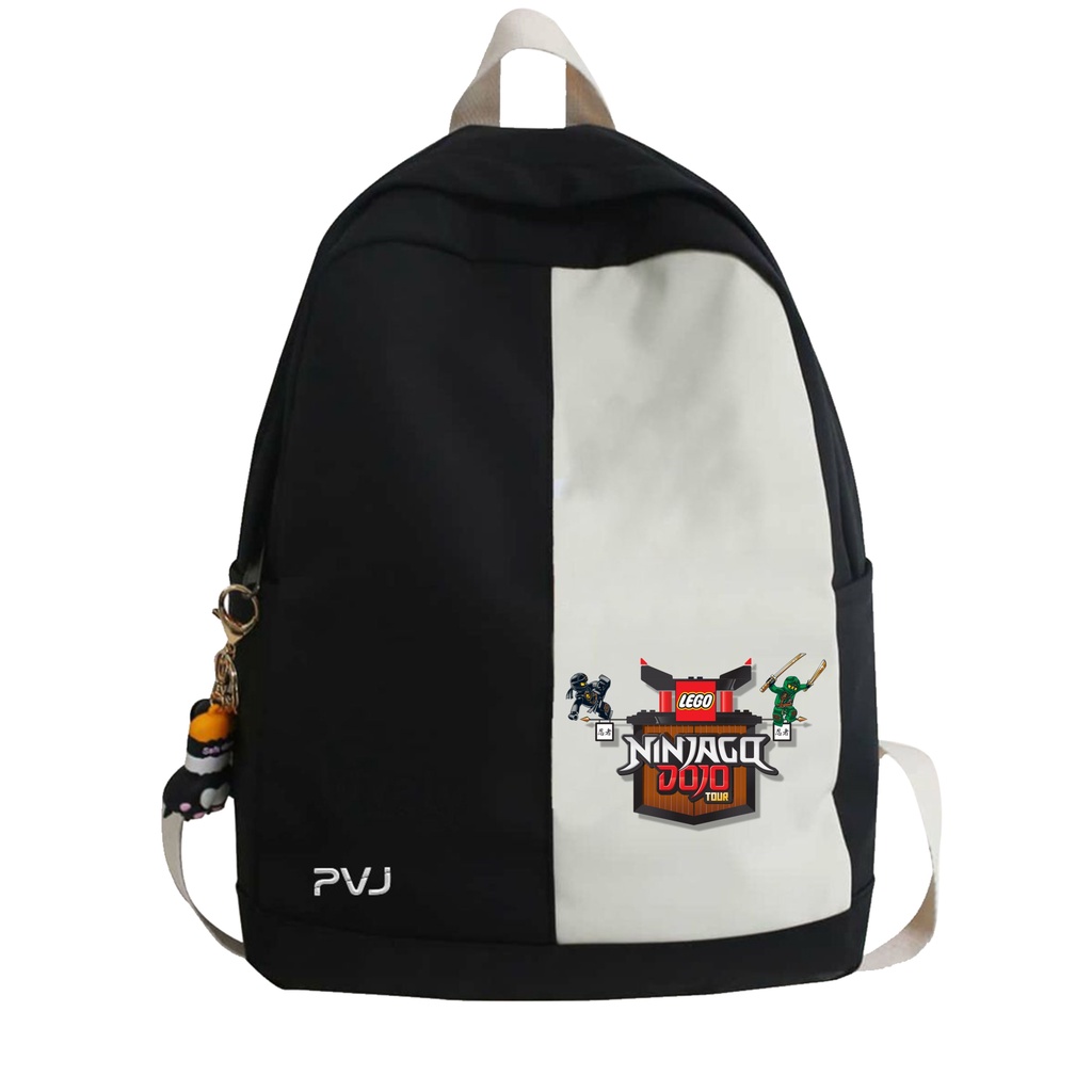 PVJ - Ransel Sekolah Anak Laki-laki Motif Lego Ninjago
