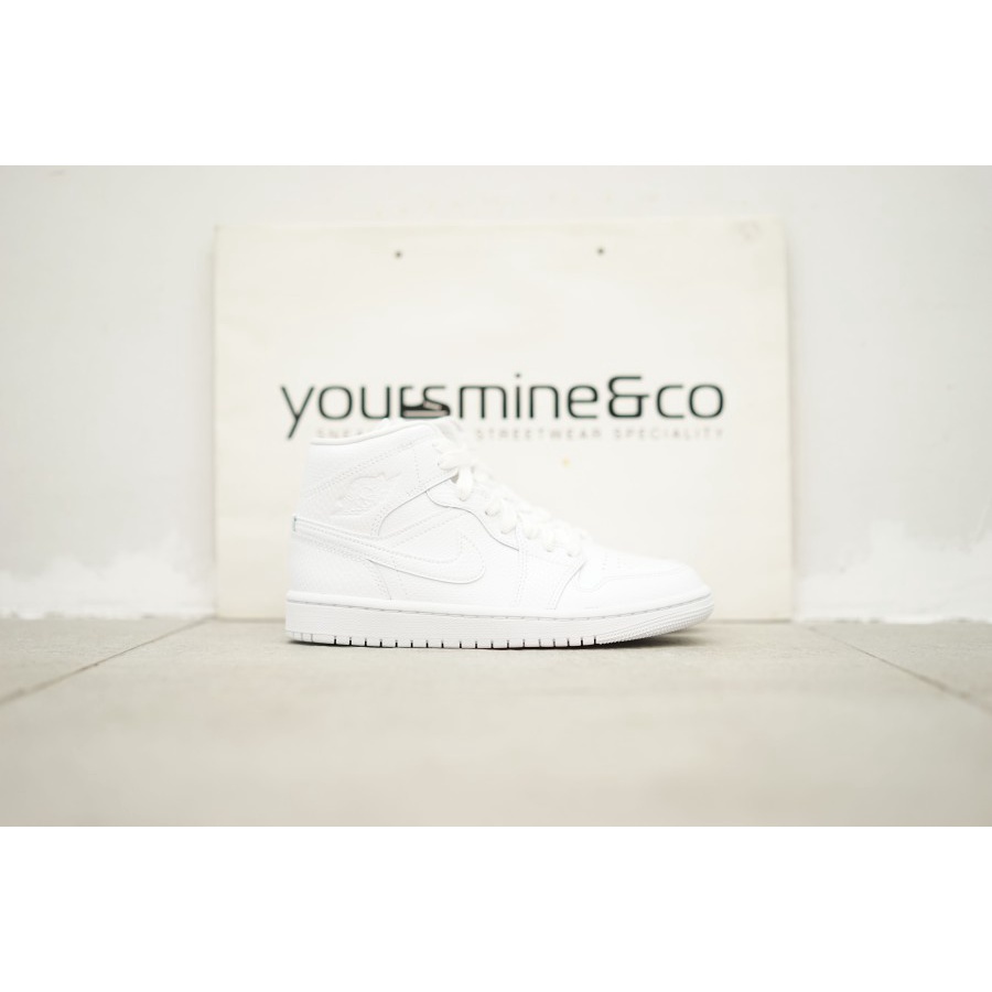 Air Jordan 1 Mid White (W)