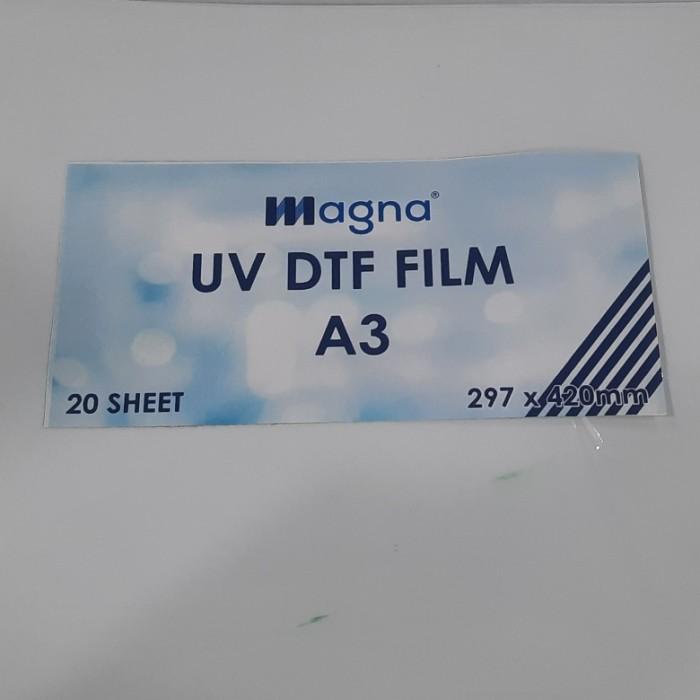 Bahan/Stiker/Pet Film UV DTF A3