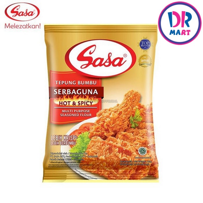 

Sasa Tepung Bumbu Serbaguna Hot & Spicy 210gr