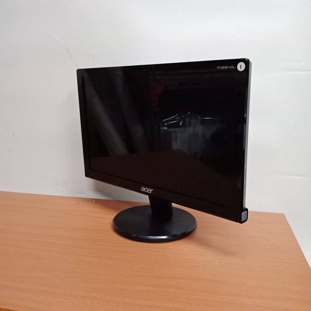 MONITOR ACER 16inch MODEL P166HQL LIKE NEW  LCD MONITOR ACER 16 INCH WIDESCREEN MURAH MERIAH SECOND