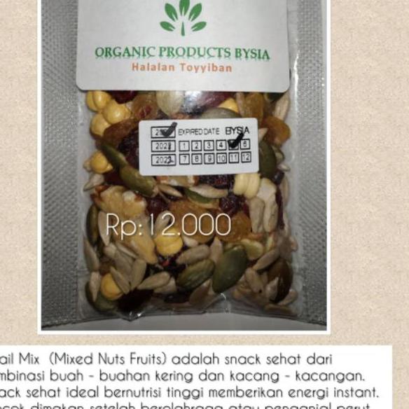 

Terbaru 12.12 Roasted Trail Mix 250 gr (Natural Trailmix Nuts & Dried Fruits) gas !!