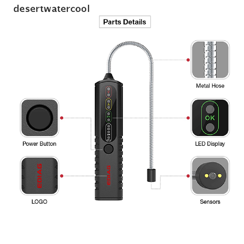 Deid Alat Minyak Rem Otomotif Tester Digital Mobil Brake Oil Untuk DOT3/DOT4/DOT5.1 LED Indikator Cek Display Auto Oil tool Martijn