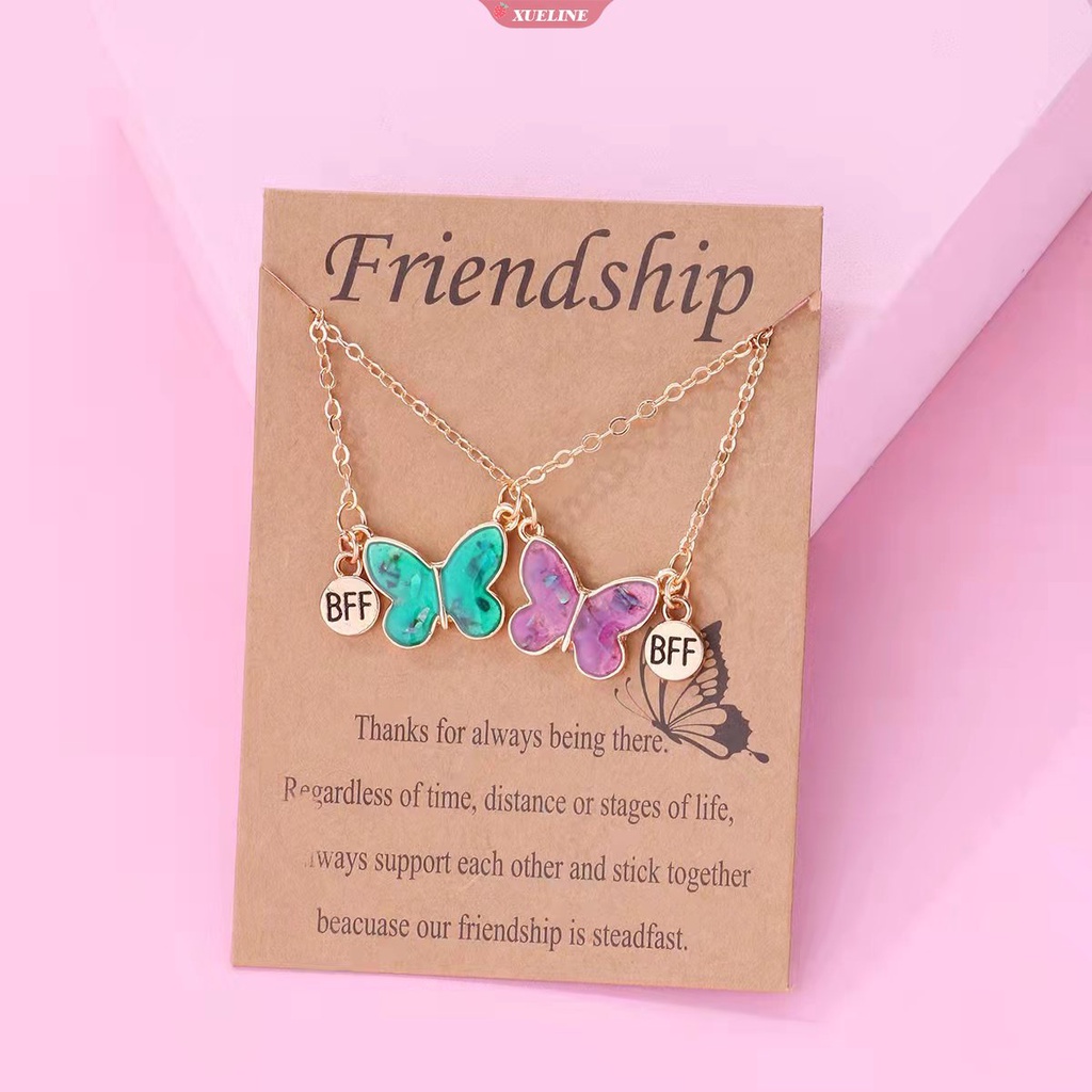 Populer magic Mempesona Kupu-Kupu Perhiasan resin Kalung Indah Misteri epoxy resin Kupu-Kupu Liontin Gadis Kalung Perhiasan [ZXL]