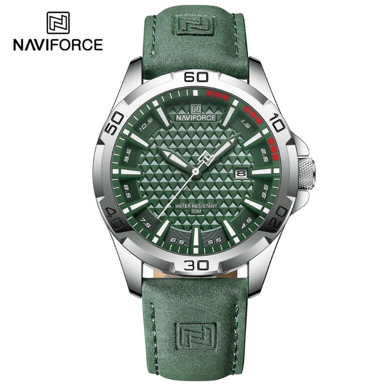 JAM TANGAN PRIA NAVIFORCE ORIGINAL 8023 NF 8023 TANGGAL AKTIF