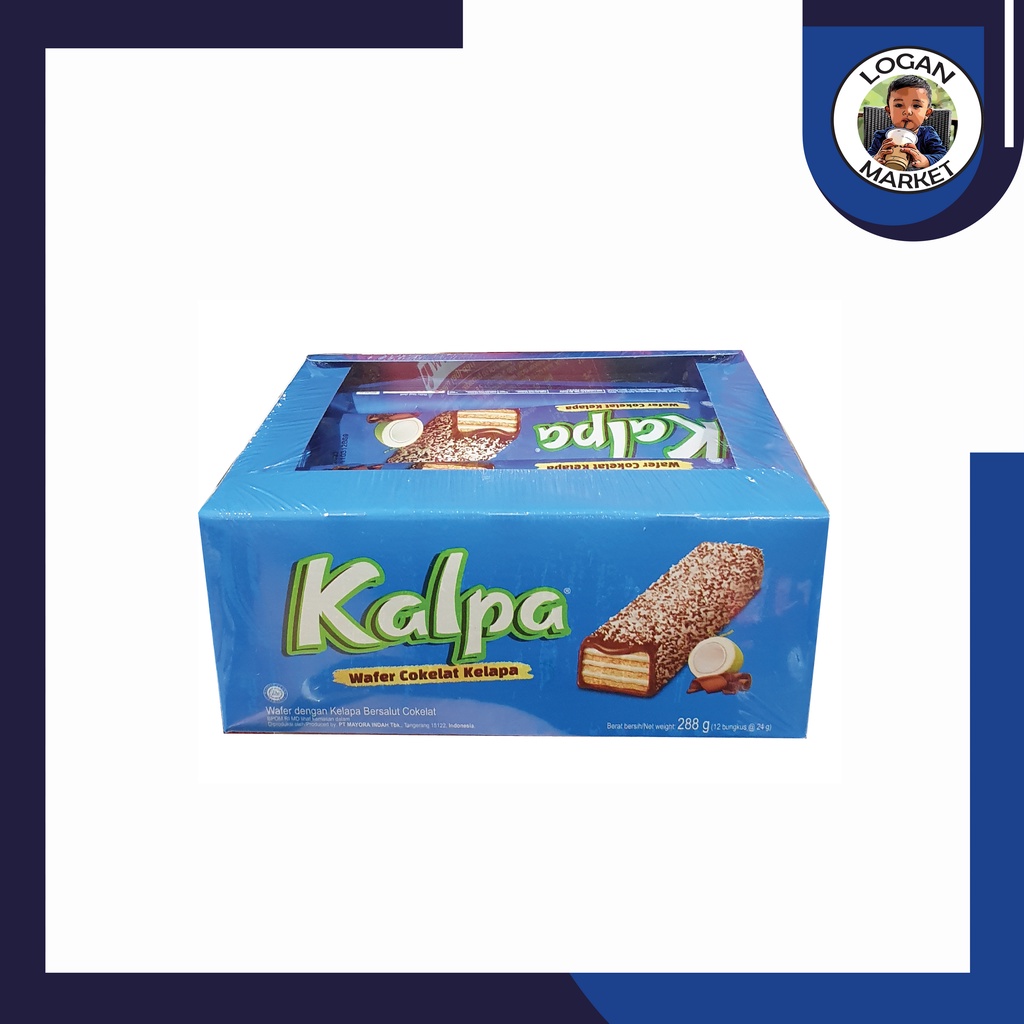 

Kalpa Wafer Coklat Kelapa Box Pak Dus Isi 12