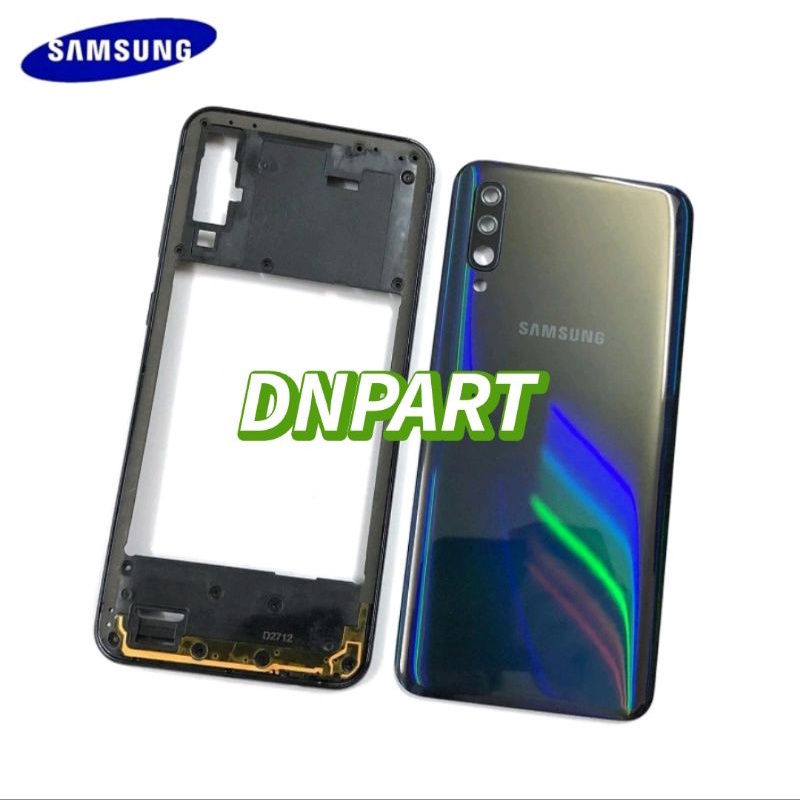 Casing Backdor+Bazel back housing fulset SAMSUNG A50 ORIGINAL