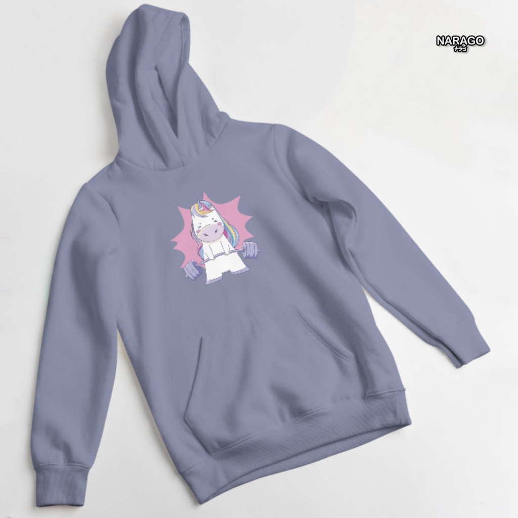 Nara.Grosir - Hoodie Jumper Cute Unicorn l Sweater Hodie Unisex