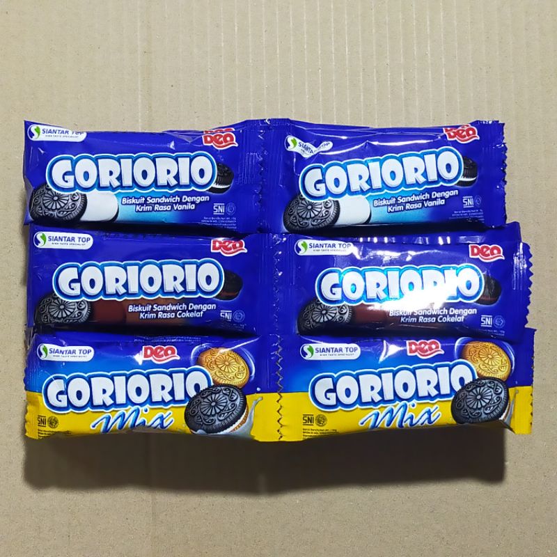 

GORIORIO - BISKUIT SANDWICH DENGAN CREAM ANEKA RAS
