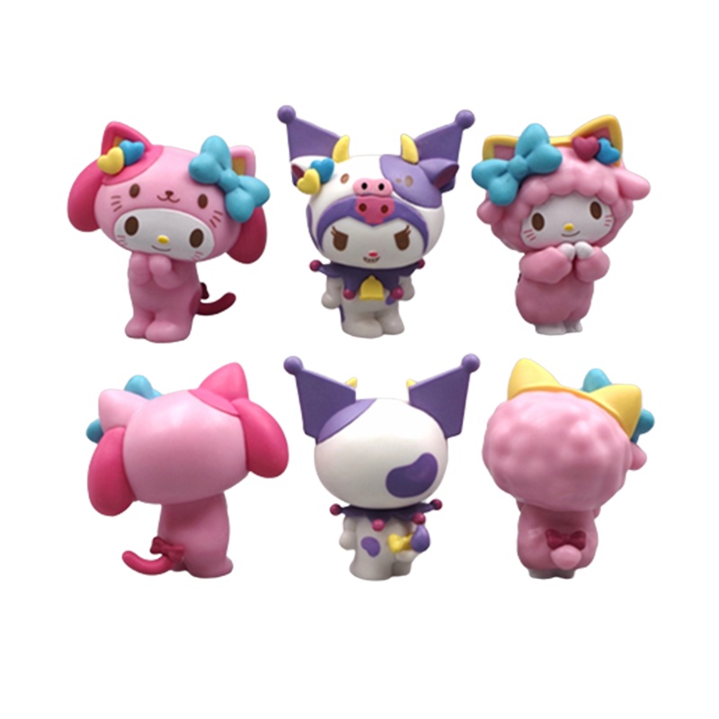 Kuromi Figure Melody Devil My Handmade Boneka Aksesoris DIY Imut Kecil