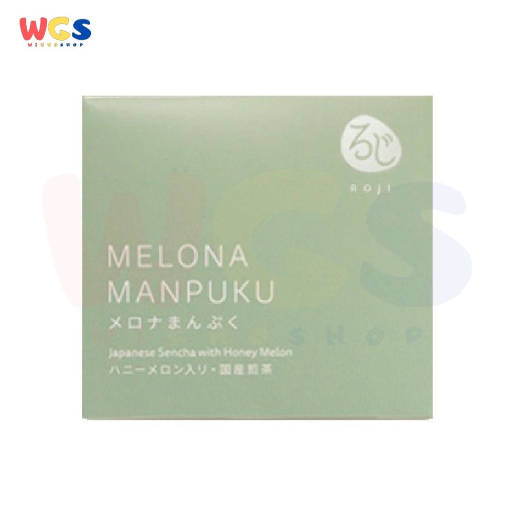 Roji Tea Bag Melona Manpuku Tea Japanese Sencha with Honey Melon 1 Silken Sachet