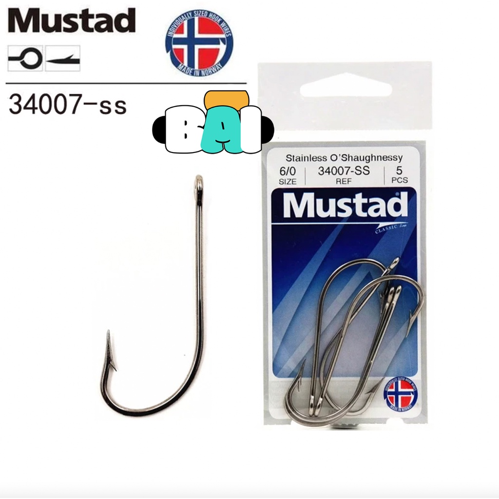 KAIL PANCING MUSTAD O'SHAUGHNESSY 34007-SS