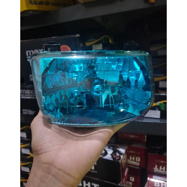 Reflektor Lampu Depan Supra Fit Kaca Biru Kualitas Terbaik