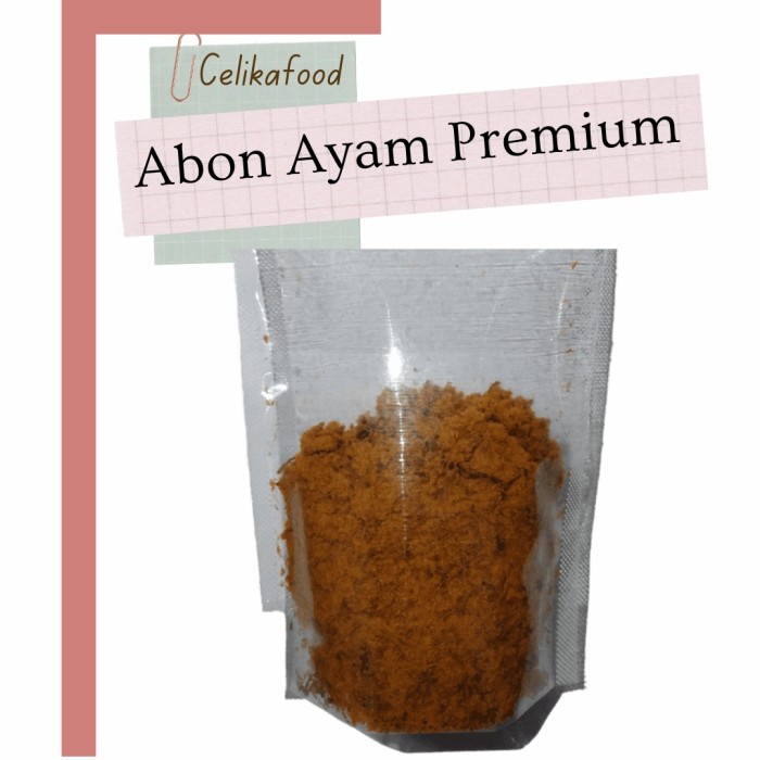 

⭐BISA COD⭐ Abon Ayam Premium Makanan Instan Kering - 250 gr