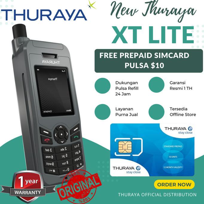 [PROMO] TELEPON SATELIT THURAYA XT LITE FREE PREPAID SIMCARD