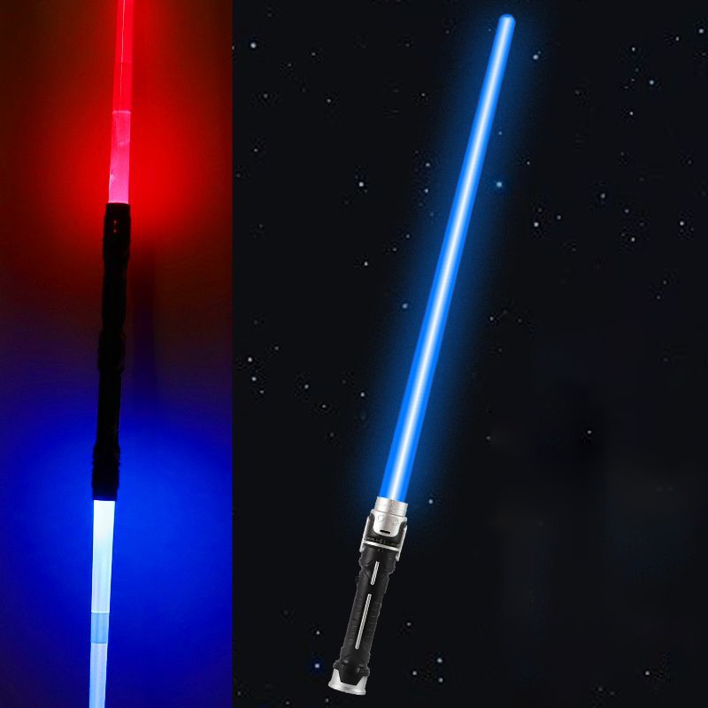2pcs Pedang Lampu Star Lightsaber Star Wars Anak Cosplay Pedang Starwars Mainan