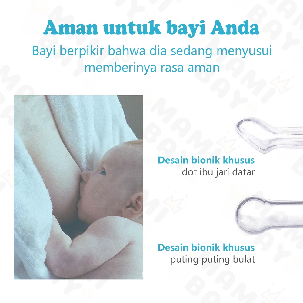 OKEYI Dot empeng bayi/kompeng silikon lembut bayi/empeng bulat datar bayi