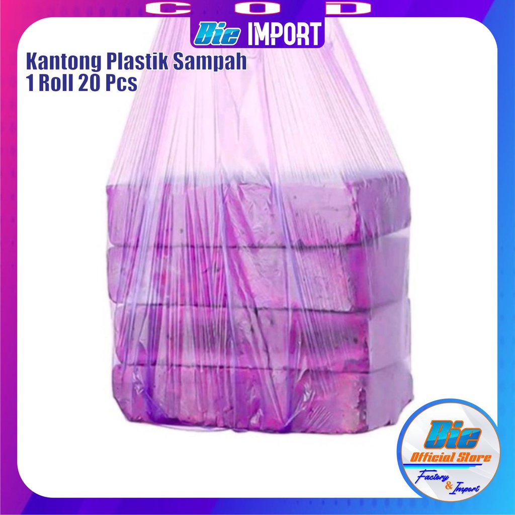 Plastik Kantong Sampah Roll isi 20 Pcs Impor Best Seller