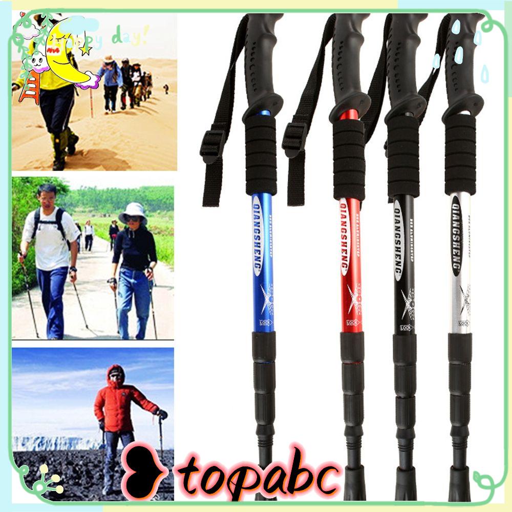 Top Nordic Walking Sticks53~110cm Karet Anti Shock Tips Pelindung Tongkat Berjalan