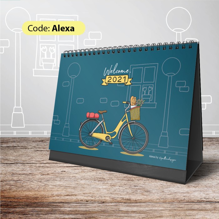 

TERBATAS Kalender 2021 Alexa - Notebook Calendar Activity Code 1820
