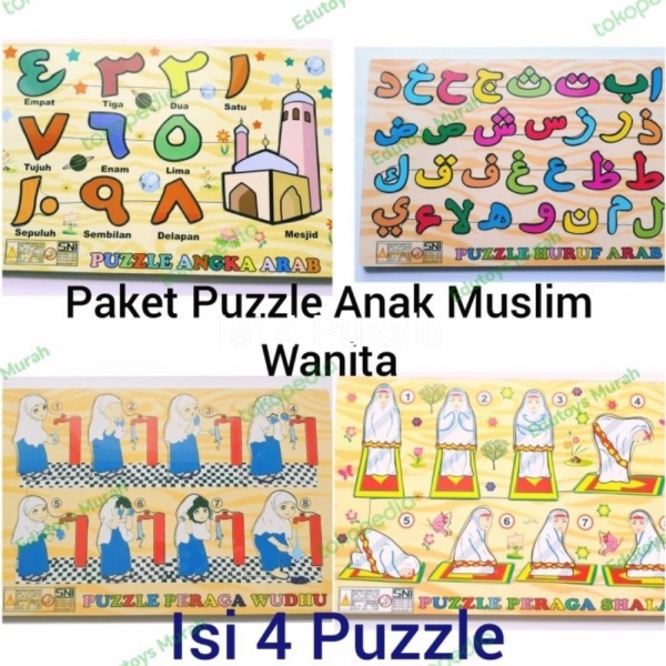 

Jual Paket Murah Puzzle Edukasi Mainan BerSNI Anak Murah - Muslim Wanita