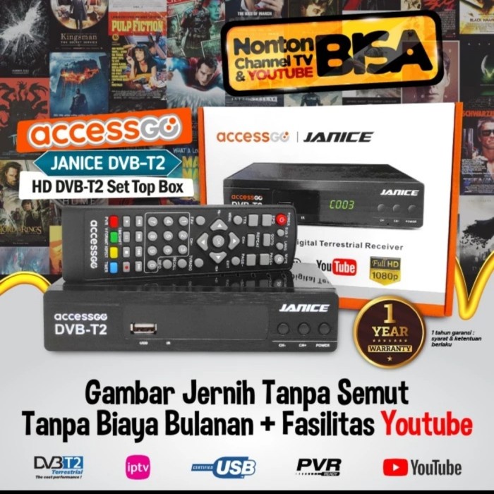 STB DVB T2 SET TOP BOX TV DIGITAL U-002 STB DVB T2 TV DIGITAL U-002 LIMITED EDITION